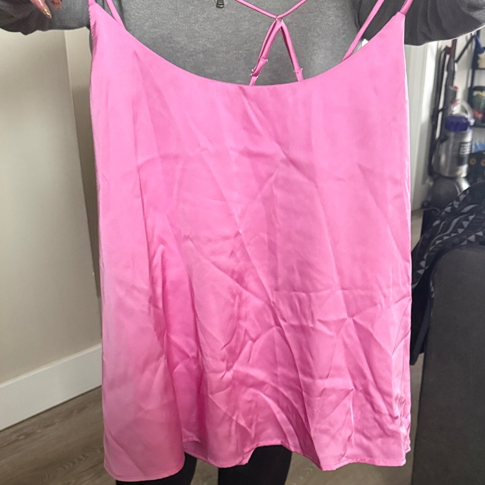 Auden Pink Satin Nightgown